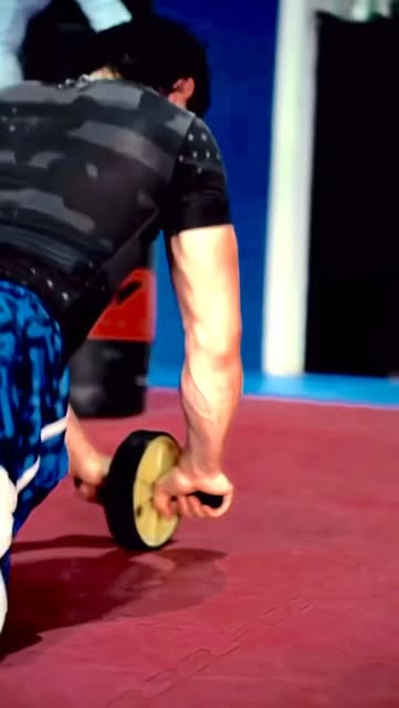 Core conditioning workout at Tru Bloodline MMA & Fitness gym